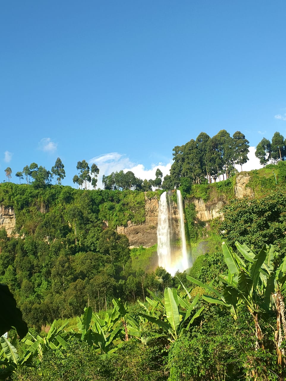 Sipi Falls waterfall view