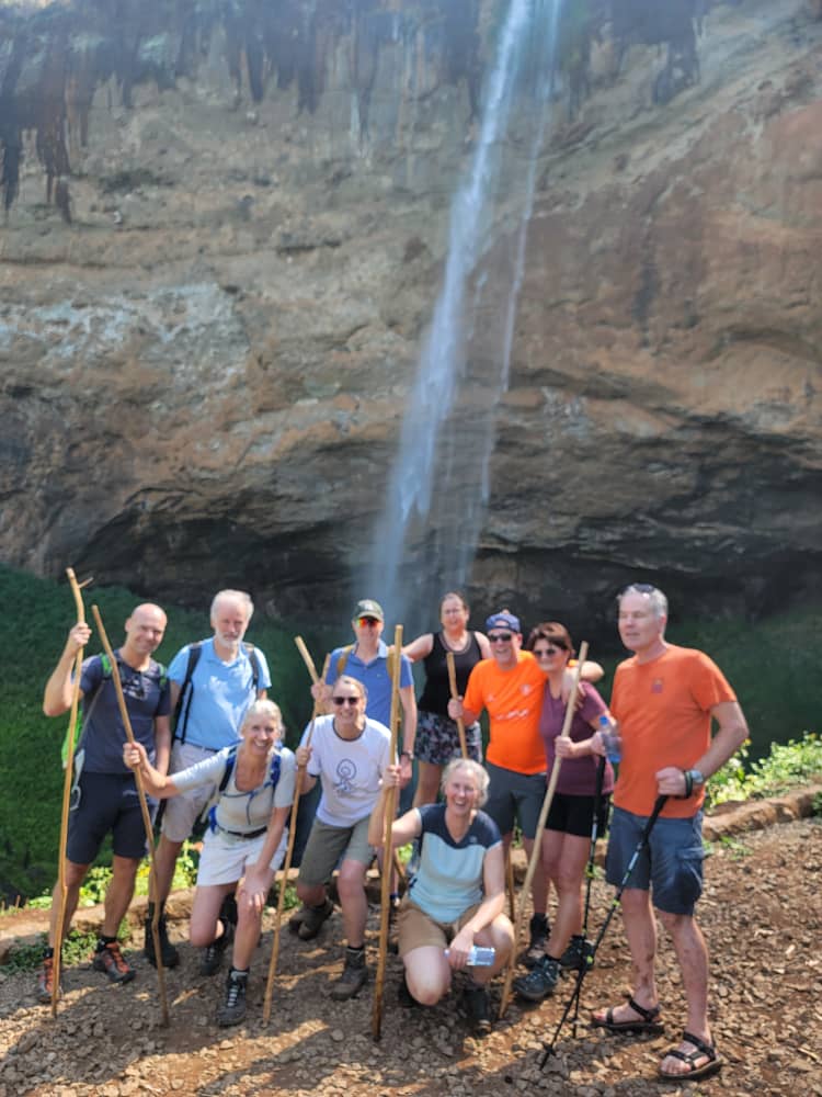 Hiking at Sipi