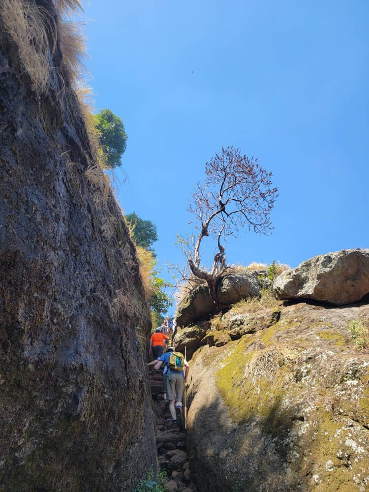 Hiking at Sipi